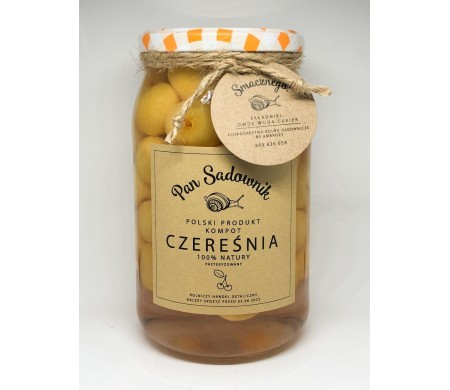 Kompot czereśnia jasna (900ml)